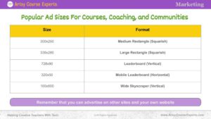 Creating an Ad for Your Online Course - Artsy Course Experts
