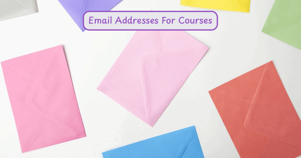 You are currently viewing Email Addresses for Online Courses