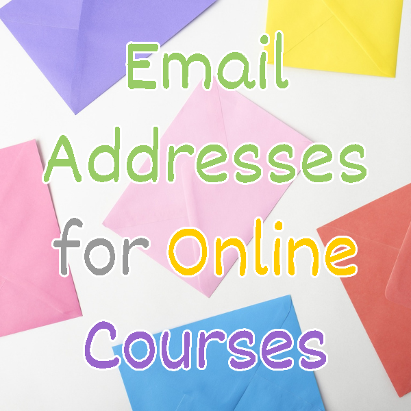 You are currently viewing Email Addresses for Online Courses