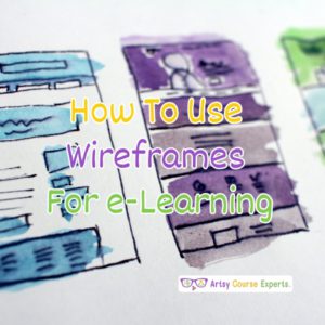 Wireframes to Design Web Pages and Learning