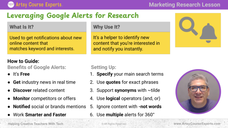 Using Google Alerts as a Powerful Research Tool - Artsy Course Experts